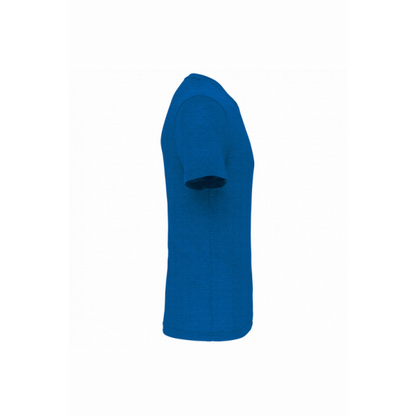 Camiseta Deportiva manga corta cuello v Ilusión Infinita azul hombre R12005