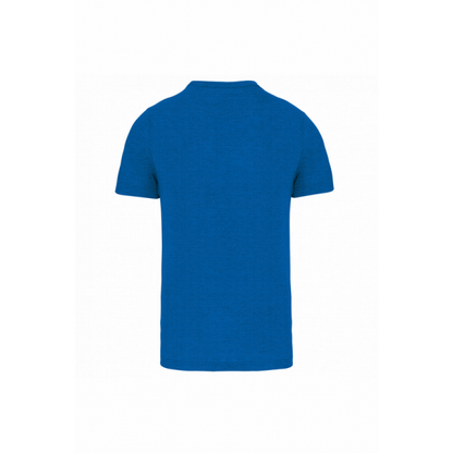 Camiseta Deportiva manga corta cuello v Ilusión Infinita azul hombre R12005