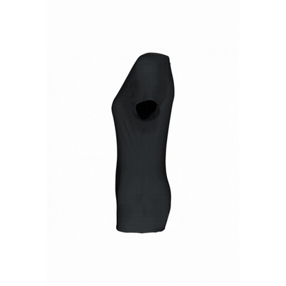 Camiseta deportiva manga corta Ilusión Infinita negro mujer R11999