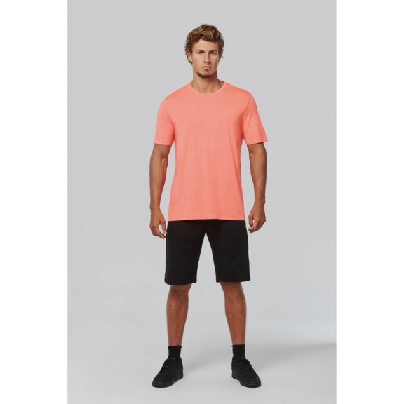 Camiseta Deportiva manga corta cuello v Ilusión Infinita verde hombre R12004