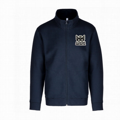 Chaqueta cremallera Ilusión Infinita azul marino hombre R11996