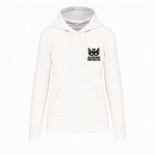 Sudadera capucha Ilusión Infinita blanco mujer R13025