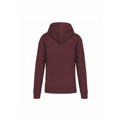 Sudadera capucha Ilusión Infinita burdeos hombre R11988