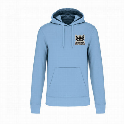 Sudadera capucha Ilusión Infinita celeste hombre R11986