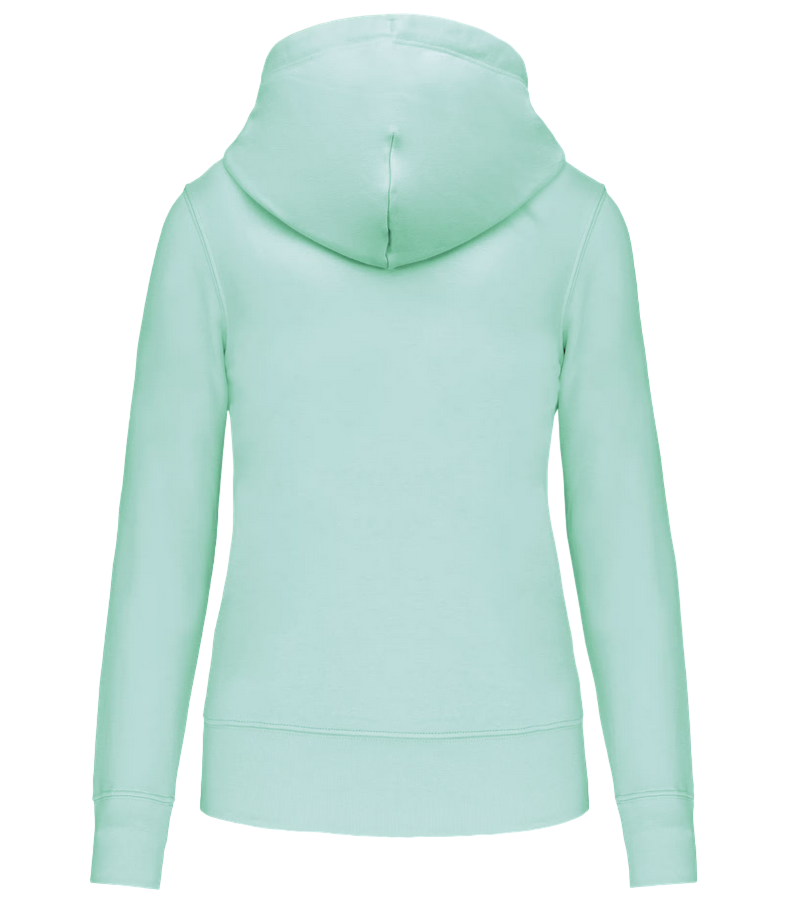 Sudadera capucha Ilusión Infinita verde claro mujer R13026
