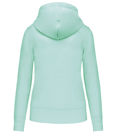 Sudadera capucha Ilusión Infinita verde claro mujer R13026