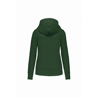 Sudadera capucha Ilusión Infinita verde mujer R11994